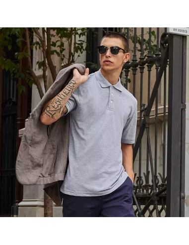 Safran | Polo Manica Corta in Fine Pique