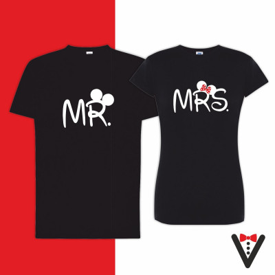 T-Shirt Mr. And Mrs. (2pz)