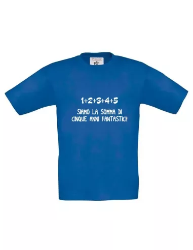 T-Shirt Ricordo Quinta Elementare Personalizzata | Fine Anno Scolastico