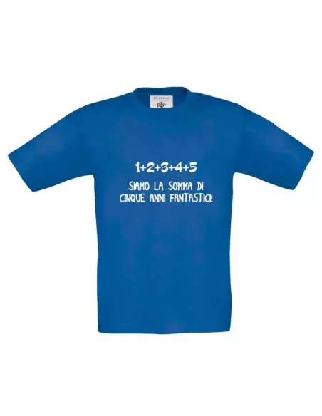 T-Shirt Ricordo Quinta Elementare Personalizzata | Fine Anno Scolastico