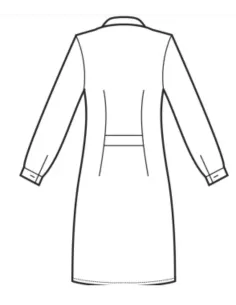 Camice Donna Antiacido con Bottoni a Pressione Isacco | VestiLoStaff 2