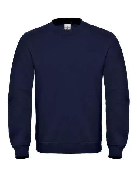 Felpa Girocollo Blu Navy