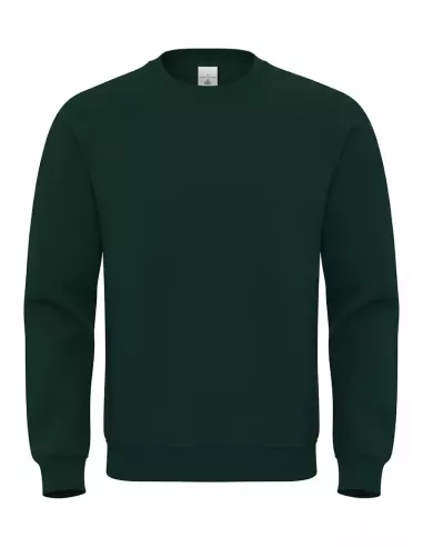 Felpa Girocollo Verde Bottiglia