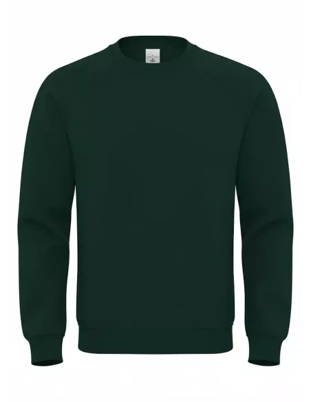 Felpa Girocollo Verde Bottiglia