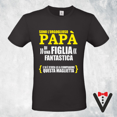 T-Shirt Orgoglioso Papà...