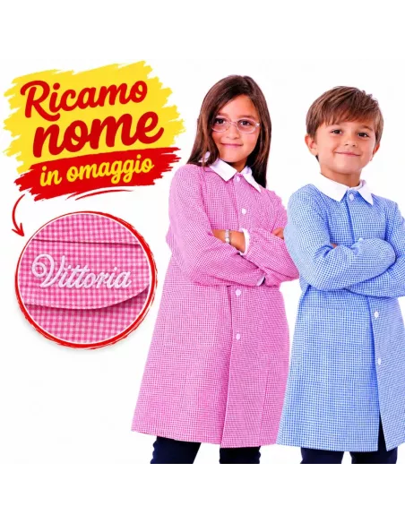 Grembiule Pollicino Isacco | Grembiule Asilo Nido e Materna